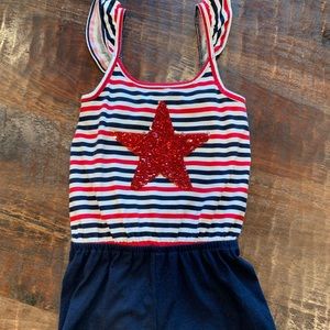 The Children’s Place  Red, White and Blue Romper